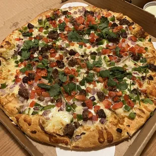 Spicy Gyro Pizza