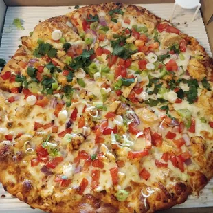 Butter Chicken Pizza