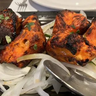 grilled fish, grilled seafood, fish, food, seafood