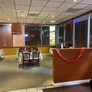 Photo of food and table set up