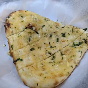 Garlic naan