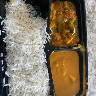 Lunch Box - Veg (Navaratan Kurma and Paneer Butter Masala)