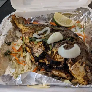 Tandoori fish