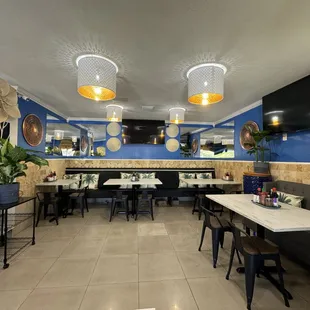 interior, sushi and sashimi