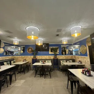 interior, sushi and sashimi