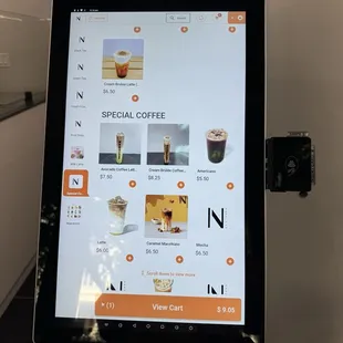 Ordering kiosk