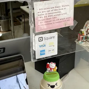 Charging 25 cents for $10.