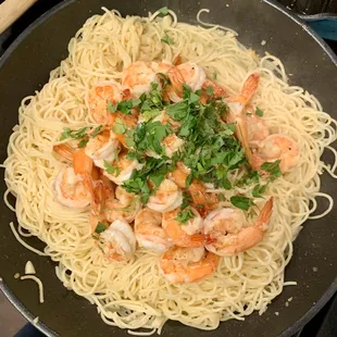 Can&apos;t stop making garlic shrimp scampi with the fresh shrimp from this neighborhood seafood shop!