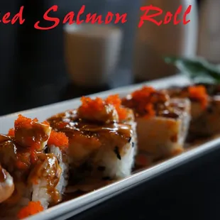 Baked Salmon Roll.