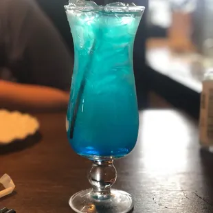 Blue Hawaiian, very sweet!