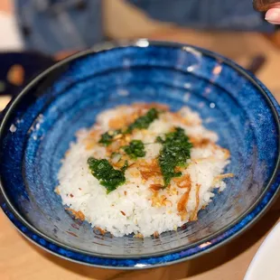 Rice was flavorful