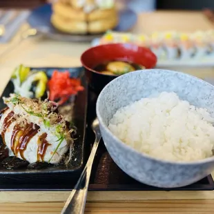 Ahi Tsukune Loco Moco