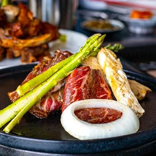 steak, food