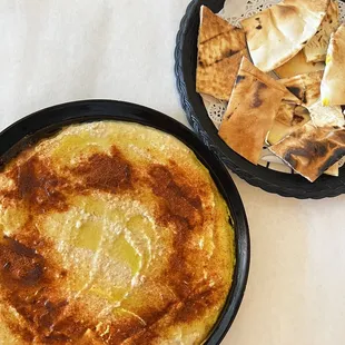 Hummus (not canned, thank goodness)