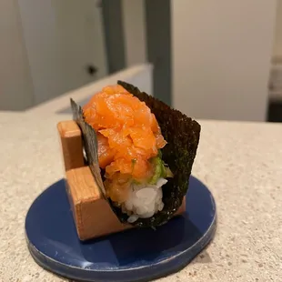 Salmon avocado