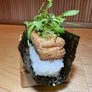 Crispy Tofu Chimichurri Roll