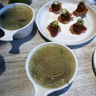 Asari Clam Soup, Miso, Butter