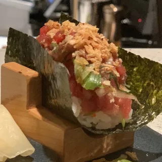 Tuna Poke, Crispy Shallots