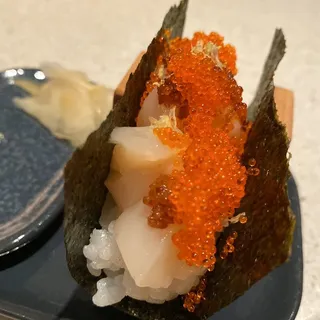 X.O. Scallop, Tobiko, Lemon