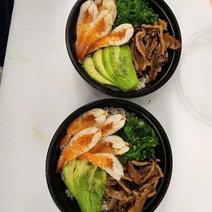 Our Shrimp Domburi Bowls