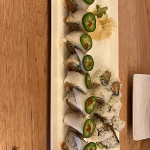 Seattle roll and the yellowtail special