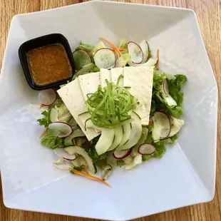 Oriental tofu salad (vegan) Healthy option!