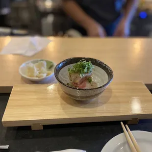 Madai + yuzu