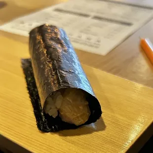 Best Bay scallop hand rolls!
