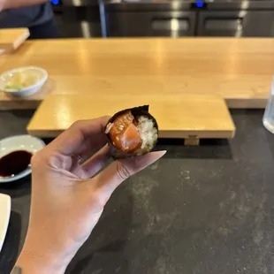 Spicy Salmon Hand Roll