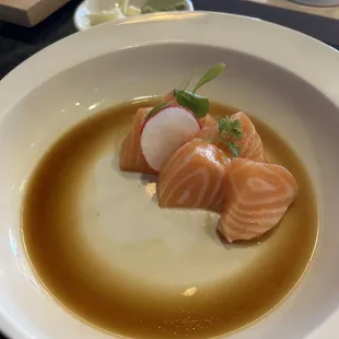 Salmon Truffle Sashimi