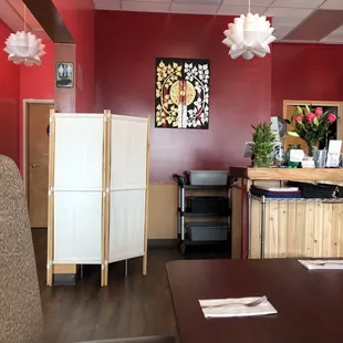 View from our table.