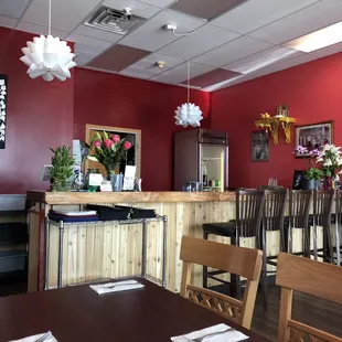 New layout of restaurant.