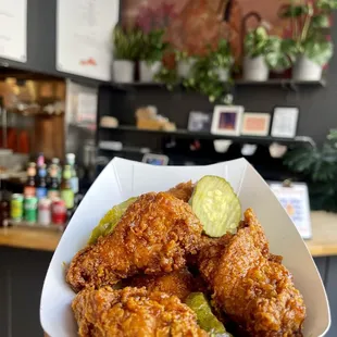 Spicy Maple Wings  Follow @BZeaters on IG for more food recs!