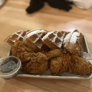 Chicken &amp; waffles