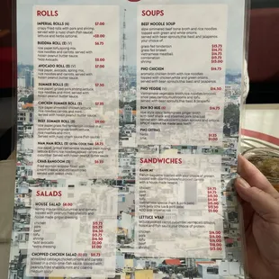 Menu side 1