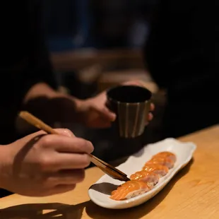 food, sushi and sashimi