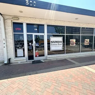 Restaurant store front