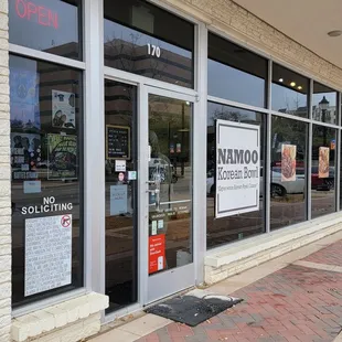 Front of business