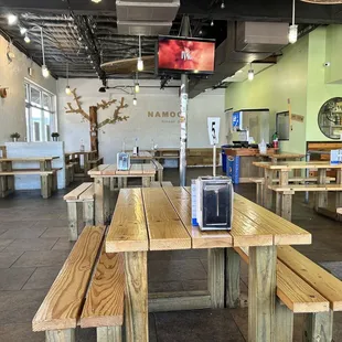 Inside restaurant