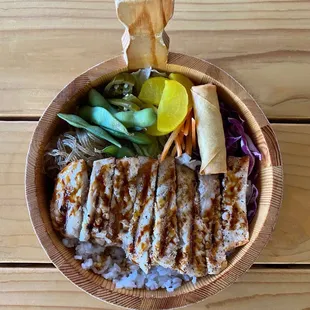 The Gangnam (grilled chicken breast with signature homemade sauce)