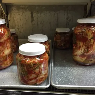 Homemade kimchi