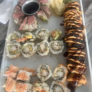 2 combos- asked for separate plate but served with one plate