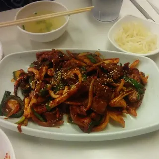 Squid and Pork Belly Bulgogi ()