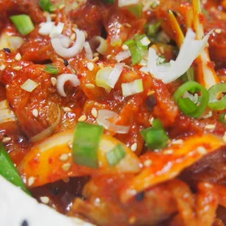 Stir-fried Pork Belly with Tofu & Kimchi ()