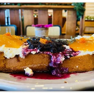 Jam and Ricotta Toast