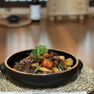 Braised LA beef short ribs