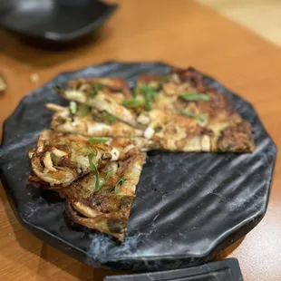 Seafood pancake