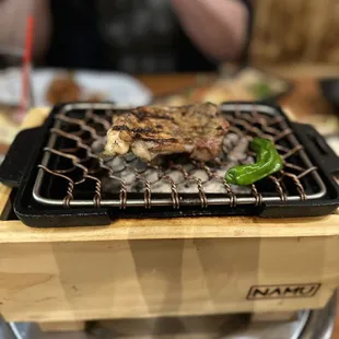 Chicken and shishito pepper