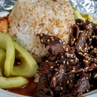 Bulgogi beef plate