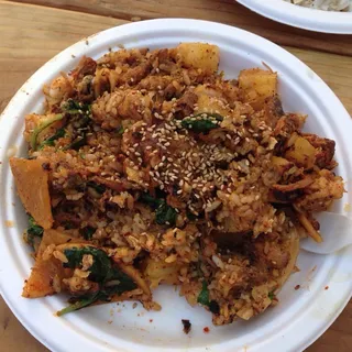 Pineapple Pork Fried Rice Plate